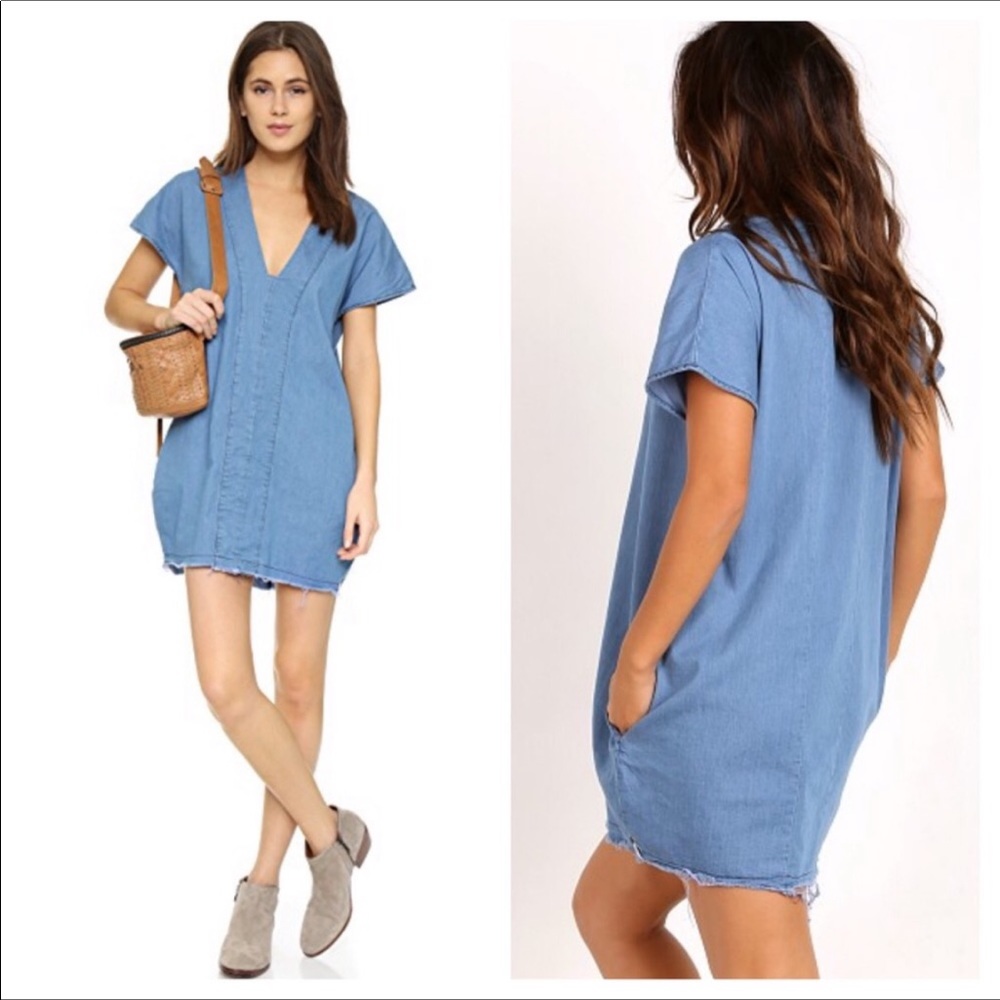 One Teaspoon Chambray Bungalow Dress Size S.